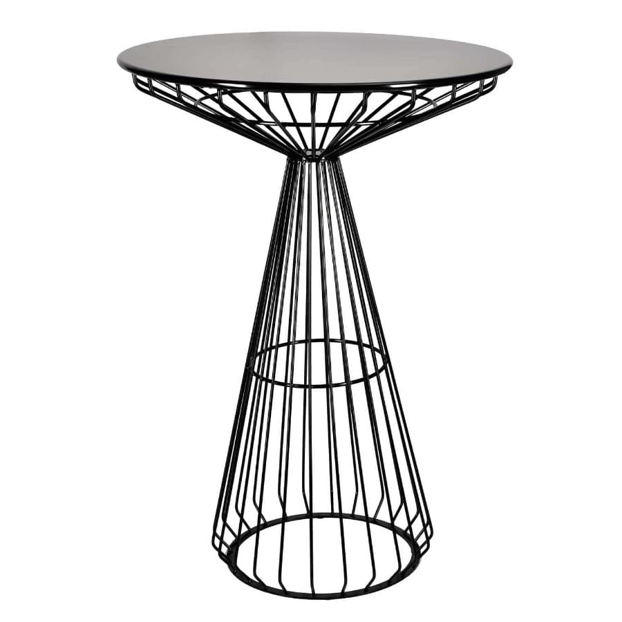 black-wire-cocktail-table-rental-Chicago