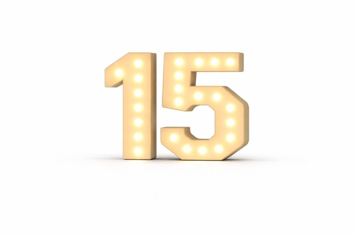 Number 15 Marquee Number Rentals 