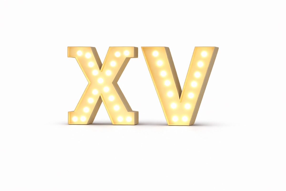 Quinceañera XV Marquee Letters Rental