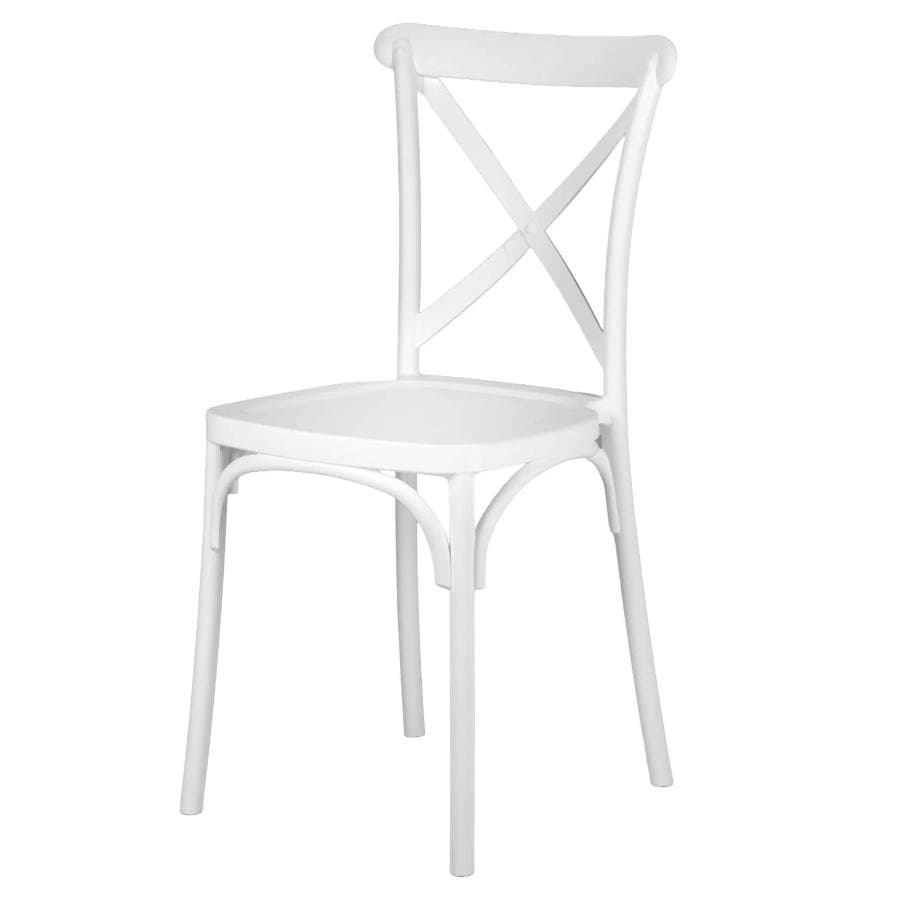white-cross-back-mono-frame-resin-chair-rental-chicago