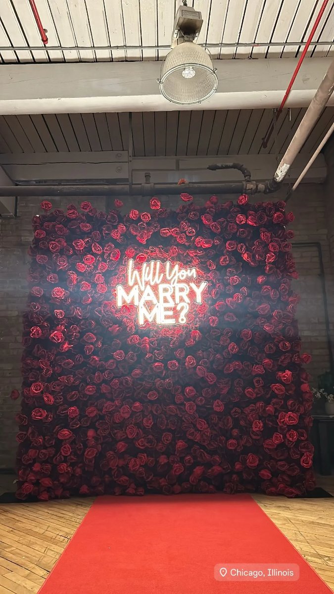 "Will You Marry Me?" Neon Sign 