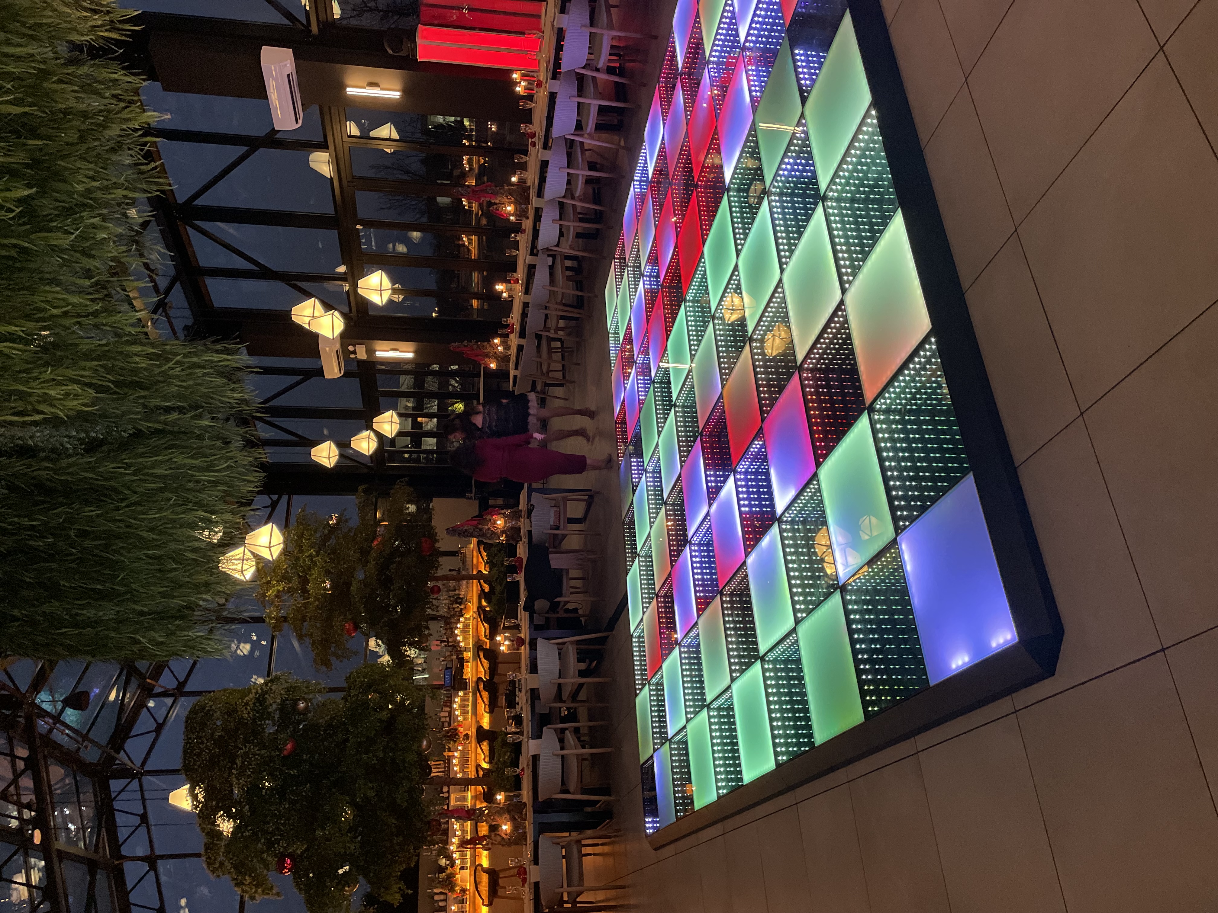 LED dance floor rental Chicago multicolor infinity panels