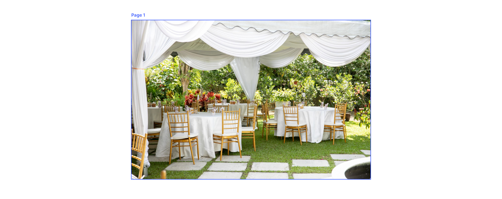Gold chiavari chair rental Cicero IL