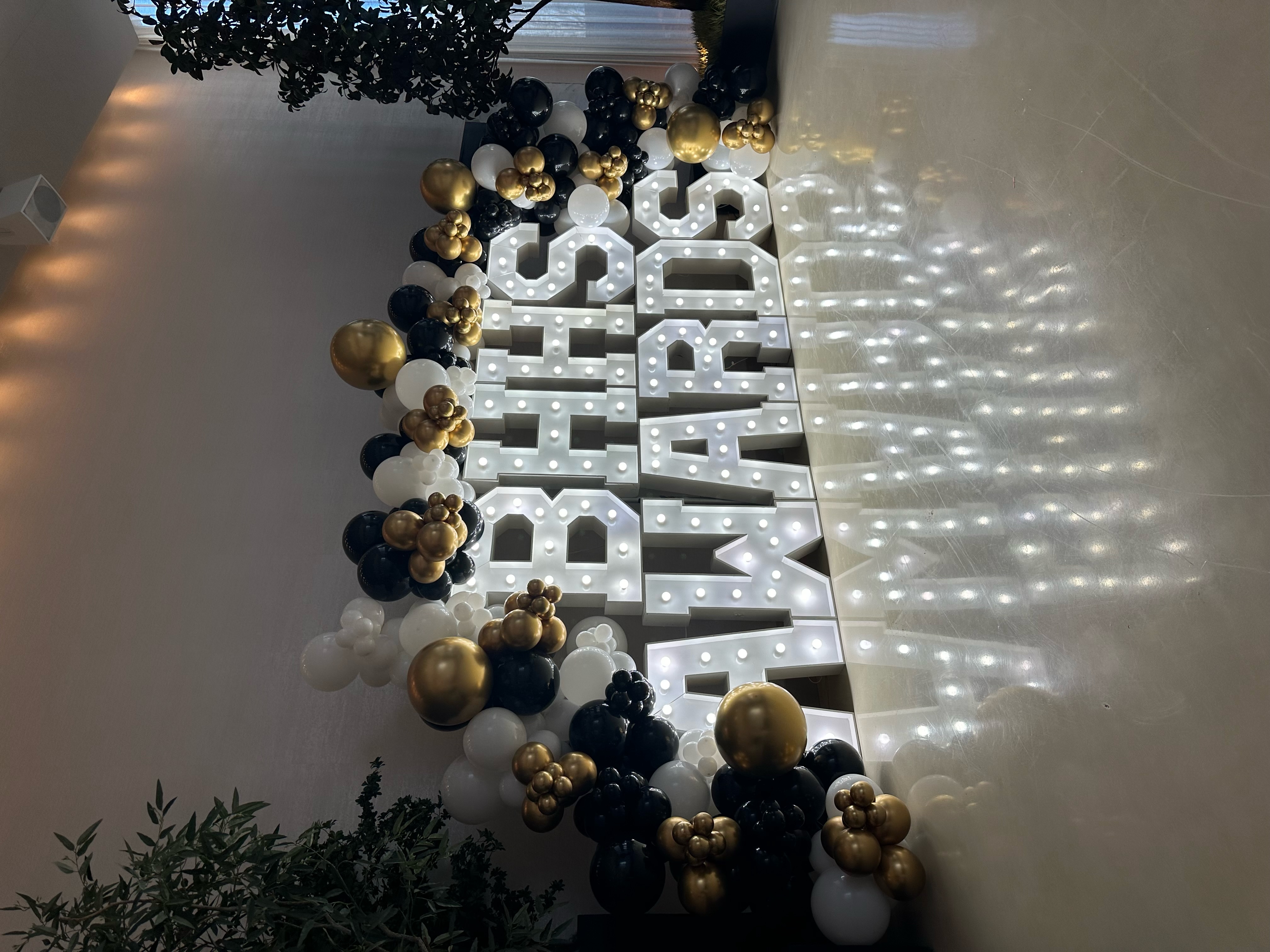 4 foot light-up marquee letter rentals Chicago homecoming HOCO party