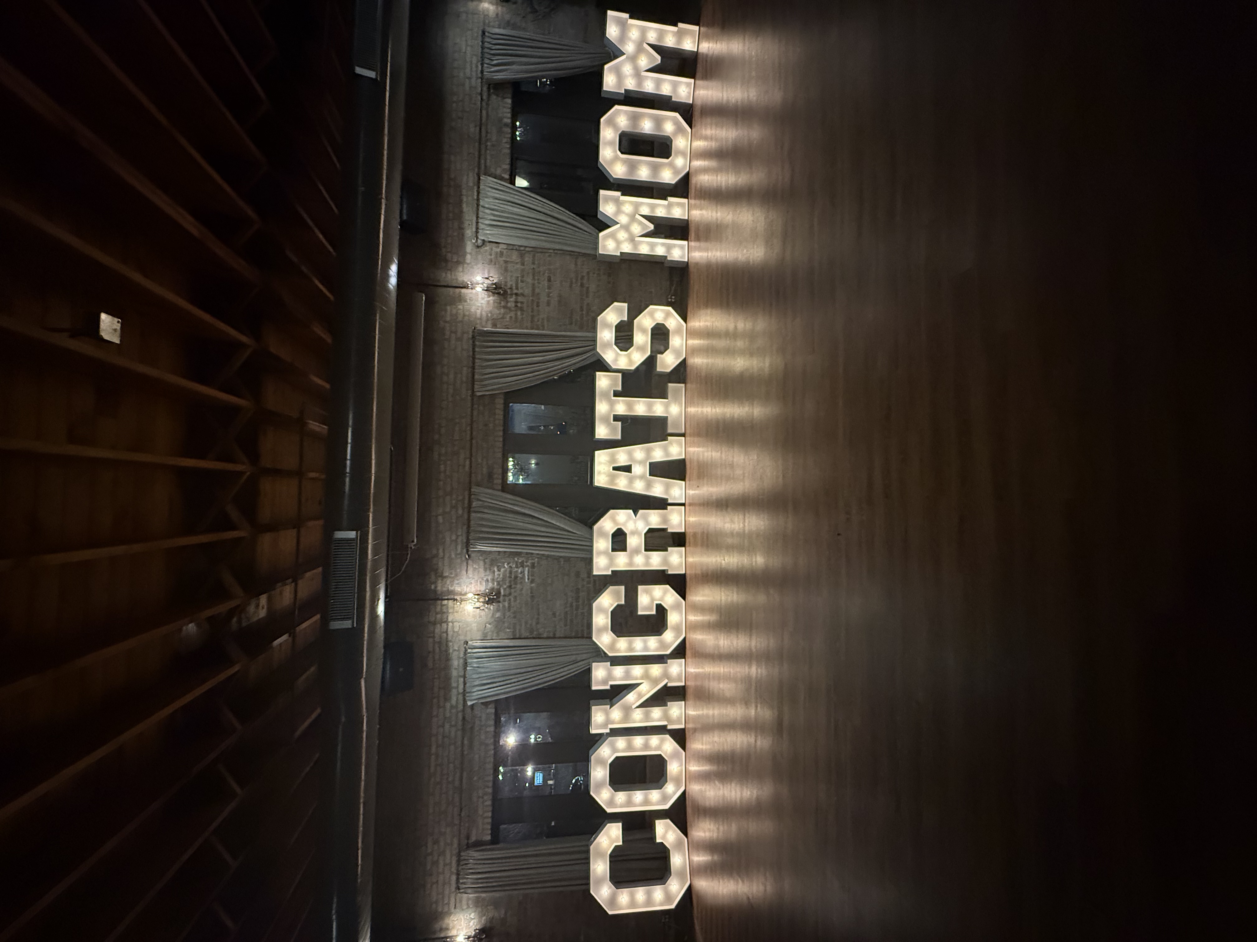 Marquee letter rentals Chicago congratulations homecoming event glow